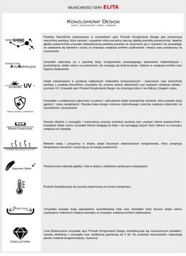 Умывальник Элит 50х45 Эксклюзив с покрытием NanoShine