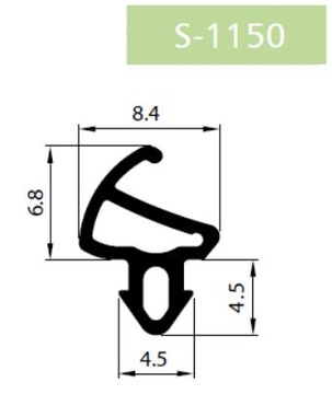 Уплотнитель для пластиковых окон 1150 Стомил Санок
