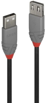 УДЛИНИТЕЛЬ USB 2.0 ТИПА A LINDY 36702 1M