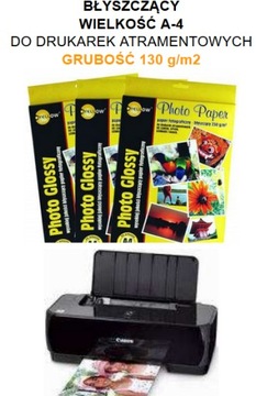 PAPIER FOTOGRAFICZNY Yellow One 130g BŁYSZCZĄCY