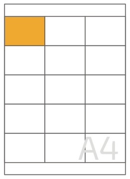 Этикетки самоклеящиеся А4 100 шт LAMBDA 70x51