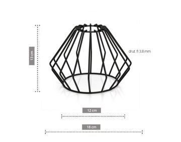 Настенный светильник Loft Wire Edison из проволоки 720-К1