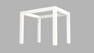 NOGI DO STOŁU BLATU REGULOWANE 1000x600x710 BIAŁY