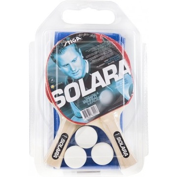 Набор STIGA SOLARA: 2 ракетки, 3 мяча + сетка.