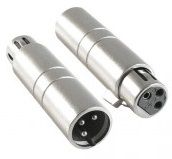 Przejście wtyk / gniazdo XLR 3pin ADAPTER (4257)