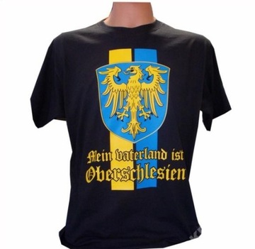 KOSZULKA MĘSKA T-SHIRT Z MOTYWEM OBERSCHLESIEN