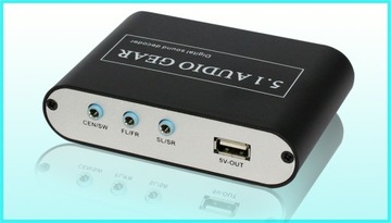 HDA-51A Коаксиальный преобразователь SPDIF TOSLINK в 5.1 2.1