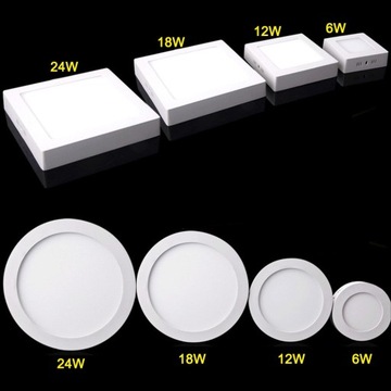 PANEL LED NATYNKOWY OKRĄGŁY PLAFON 6W NEUTRALNY