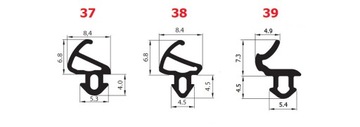 ALUPLAST S-1182 Уплотнитель оконный