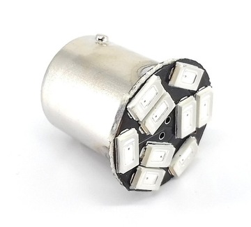 LED BA15S 12V CANBUS 360lm R5W R10W P21W pomarańcz