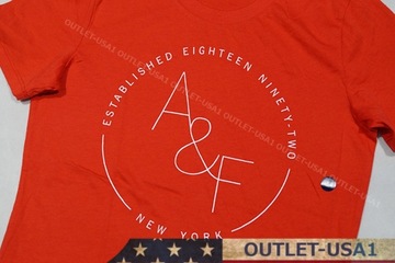 Размер женской футболки ABERCROMBIE: S SHADE RED