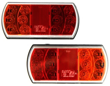 LAMPA TYLNA LED ZESPOLONA DIODOWA 12V 24V CE PARA