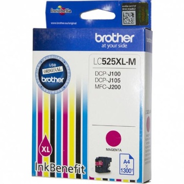 Tusz org. Brother LC-525XL Magenta J100 J105 J200