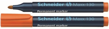Перманентный маркер Schneider Maxx 130, круглый, 1-3 мм, оранжевый