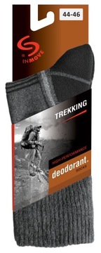 SKARPETY SPORTOWE TREKKING DEODORANT ROZM. 41-43