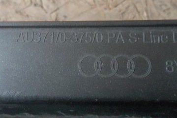 Spoiler dyfuzor tył AUDI A3 8V5 sedan LIFT S-LINE