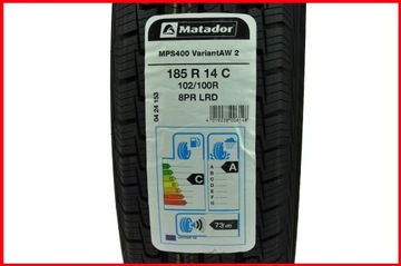 1x 185R14C (185/80R14) 102/100R Матадор ВСЕСЕЗОННЫЙ