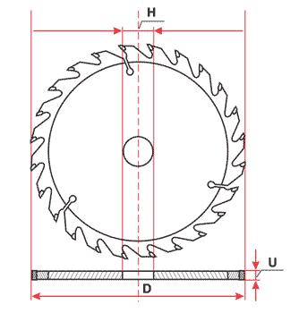 ДИСК ДЛЯ ДРЕВЕСНОЙ ПИЛЫ WIDIA I-C 180 22,2 T40