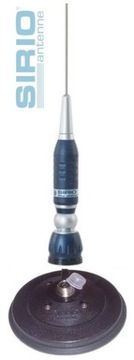 CB АНТЕННА SIRIO TURBO 2000 PL + МАГНИТ МАГНИТНАЯ ОСНОВА 12 СМ + НАКЛЕЙКА