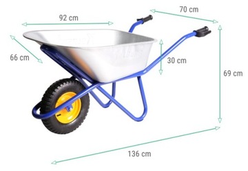 САДОВАЯ тачка STRONG CONSTRUCTION тачка 130л