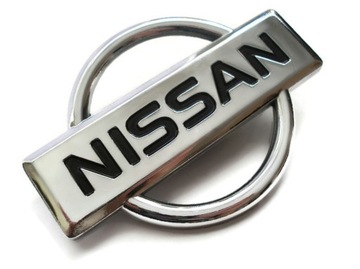 EMBLEMAT ZNACZEK LOGO NISSAN 104x75mm PRZÓD TYŁ