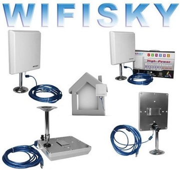 АКТИВНАЯ АНТЕННА WiFi SKY USB 36dBi МОЩНЫЙ