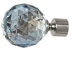 ZAKOŃCZENIE CRYSTAL 25 MM KARNISZ RÓŻNE WZORY