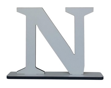 LITERY DREWNIANE N 18CM - DEKORACJE ŚLUB IMIONA