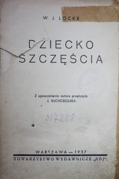 LOCKE DZIECKO SZCZĘŚCIA 1937
