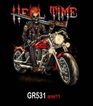 Светящаяся футболка HELL TIME ROCK CHANG GR531 XL