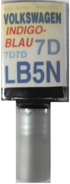 VW LB5N INDIGO BLAU LAKIER SAMOCHODOWY ZAPRAWKA DO RYS 10 ML ARASYSTEM