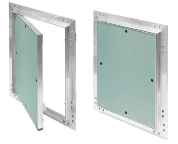 фото ориг. №12, Lid review door cardboard plaster gk k-g 40x50 aluminum kral