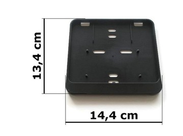 Ramka pod rejestrację ramki pod tablice czarna motorower skuter