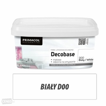 Farba Decobase 1l PRIMACOL--D00 BIAŁY