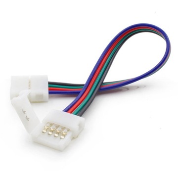 ZŁĄCZE łącznik 10mm taśma LED 5050 RGB dwustronna