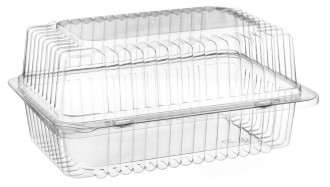 POJEMNIKI PLASTIKOWE NA CIASTO F41 (10) RED PLAST
