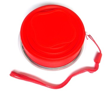 ТУРИСТИЧЕСКАЯ КРУЖКА СИЛИКОНОВАЯ СКЛАДНАЯ ПОРТАТИВНАЯ PL! р