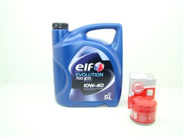 =FILTR OLEJU+OLEJ ELF RENAULT LAGUNA II 1.9DCI=