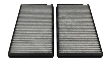 2x FILTR KABINOWY WĘGLOWY PRZECIWPYŁKOWY BMW 5 E60 E61 E63 E64 KPL