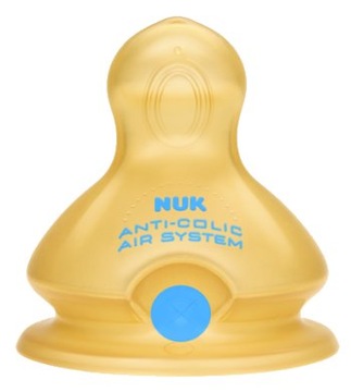 Соска NUK FC+ латексная для BOTTLE 6м+ M - 2 шт.