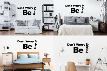 Деревянная настенная надпись 3D -Dont worry be Happy
