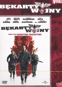 BĘKARTY WOJNY Tarantino / Brad Pitt DVD FOLIA