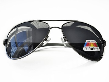 Okulary Polaryzacyjne Aviatory Pilotki Blue 22C20