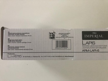 Bateria umywalkowa stojąca Imperial Deca chrom