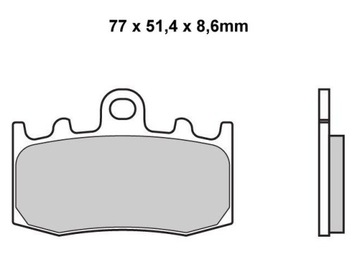 Klocki Brembo przód BMW K 1200 S 2004-2008 K1200