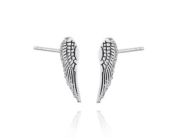 SREBRNE KOLCZYKI SKRZYDŁA SKRZYDŁO WINGS SREBRO925