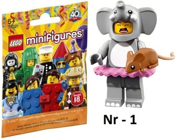 LEGO 71021 MINIFIGURES DZIEWCZYNA SŁOŃ NR 1