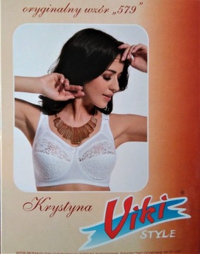 Бюстгальтер Бюстгальтер Viki 579 Krystyna WHITE 95 D