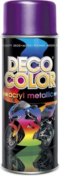 DECO COLOR FIOLETOWY METALIK AKRYL SPRAY 400ml