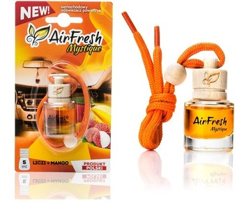 ZAPACH SAMOCHODOWY AIRFRESH, LICZI + MANGO, 5ML